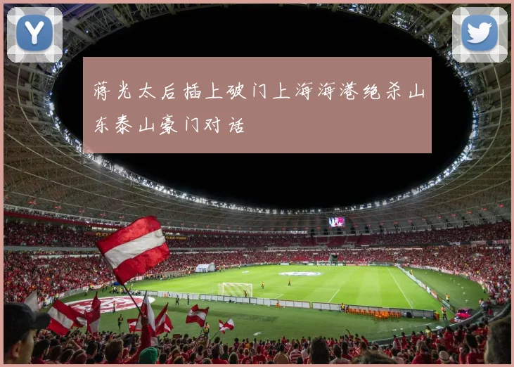 蒋光太后插上破门上海海港绝杀山东泰山豪门对话
